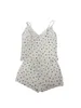 Women's Tanks Women S Floral Print Sleeveless V-neck Lace Hem Cami Top And Shorts Pajama Set Stylish Sleepwear For Lounging