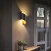 Applique murale moderne en aluminium lumière LED éclairage intérieur extérieur pour chambre couloir Garage terrasse cour luminaire de jardin applique