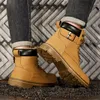 Bottes Travail Hommes Chaussures de sécurité High Top Indestructible Male Anti-Smash Sneakers Steel Toe