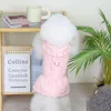 Chien Vêtements Lingge Traction Coton Jupe Plus Vêtements Mode Mignon Pet Princesse Robe Pour Petits Chiens