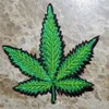 SALL - - Green Leaf Cool Iron On Patches sew on patch Appliques Made of Cloth 100% Guaranteed Quality194Y