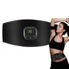 Cintura apoio treino estimulador muscular EMS Ab Belt inteligente lombar lombar massageador 6 modos pulso grafeno elétrico portátil para braço