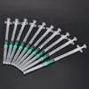 100 Pieces Set 1ml Syringe &18Ga 1 5 Inch Blunt Tip Needle & Protective Cover Cap Kit For Applications in Tight Spots335H