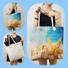 Evening Bags Fashion and environmentally friendly reusable shoulder shopping bag used for grocery beach handbag thick rope leopard tie dye printing 230718