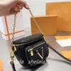 2023 Woman Mens Mini Bumbag designer bag crossbody chest waist belt bag Flowers Letters Leather 5A Quality