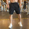 Pantalones cortos para hombre KAMB Verano para hombre Pantalones cortos deportivos Cintura elástica Pantalones sólidos Correr Gimnasio Culturismo Joggers Ropa al aire libre Hombre Playa L230719