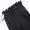 ELIBESS Hair-6D Human Hair Extension 1g s 100strands lot Straight Wave Human Hair 6D1711