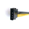 Komputerowa tablica główna 4pin Ide d MOLEX do graficznej karty graficznej PCI-E PCIE 6Pin 8pin 6+2pin Zasilacz Kabel UL1007 18AWG 20 cm