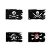 Totenkopf mit gekreuzten Knochen, Piratenflagge, Jolly Roger, Ragged Older Broken Jack Rackham Retail Direct Factory, ganze 3 x 5 Fuß, 90 x 150 cm, Polyeste228h