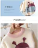 Pullover Mink Fleece Sweater Ladybug Insect Sweaters Kids Winter Sweaters Toddler Boys Sweater Girls Pullover Baby Clothes Knitwear 1-7Y HKD230719