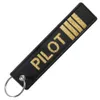 Klucz samochodu 3PCS Moda Trunket Pilot Blaki klęski Porte Woven Flight Pilot Pilot Dift Aviation Łańcuch kluczy Llavero Airplane Keyrings x0718