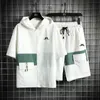 Mens Tracksuits Golf Embroidery 2Piece Summer Jersey Tshirt 230718