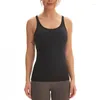 Aktive Shirts 2023 Y-Typ Sport Yoga Tank Atmungsaktive Damen Sommer Schnell Trocknend Dickes Material Ärmelloses Shirt Gym Tops