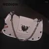 Borse da sera MEDIOW Spalla per donna Borse di design di lusso 2023 Borsa a tracolla con cinturino a mano con decorazione a cuore con stampa coccodrillo
