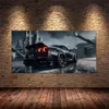 Bilväggkonst bild GTR R34 Modern fordon Canvas målning affisch och tryck för vardagsrum sovrum heminredning w06