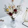 Großhandel für Boho-Hochzeitsblumen, echter, natürlicher, trockener Wildblumenstrauß, Bulk-Dekor, getrocknete, konservierte Blumen, Brautstrauß