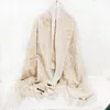 Halsdukar plus size sjal pashmina för kvinnor kashmir blandning bufanda etnisk stil filt halsduk lady höst vinter echarpes