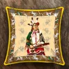 Luxury Horse Series Square Pillow Holland Velvet Super Soft Sample Room Decoration Printing Kussenhoes 2023071902