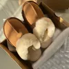 Australië designer dames snowboots bailey Kastanje tazz ug Laarzen winter gesp bont Half Knie Korte dame Schapenvacht en wol geïntegreerd haar tasman pantoffels GJ124