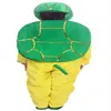 Yeni Stil 2018 Çocuk Cosplay Yeşil Kurbağalar Yeşil Sarı Kaplumbağa Erkekler ve Kızlar İçin Uygun Sahne Kostümü Uzun Stil Dancing299V