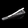 مقطع جديد من الفضة المعدنية البسيطة للرجال الزفاف عناقك Clasp Gentleman Tbar Crystal Pin Mens Gift2002