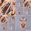 Basic Casual Dresses European And American Womens Wear Summer New Style Short-Sleeved Print Fashionable Embroidered Beaded Dress D Dh6Er