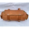 Sacs de rangement moto cuir fourche avant sac à outils pochette de selle bagage sacoche