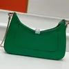 Bolso de hombro de moda Bolso de diseñador Bolsos cruzados de cuero de vaca de alta calidad Bolsa de cadena de hardware Cierre de cremallera Bolsillo para teléfono celular Monedero de mano de gran capacidad