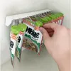 Kitchen Storage Wall-Mounted Spice Bag Rack Punch-Free Seasoning Holder Sealing Clips Stand Salt Pepper Shelf Organizer