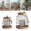 Świece rustykalne metalowe latarnie wiszące wernteric Light Light Cage Holder Farmhouse do wewnętrznego dekoracji patio na zewnątrz