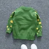 Trui Giraffe Groene Jongens Truien Katoen Warme Kwaliteit Kids Trui Gebreide Kleding Winter Herfst Kinderkleding HKD230719