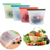 Многоразовый силиконовый пищу свежие пакеты с обертываниями хранения хранения контейнеры хранения холодильники
