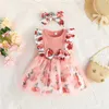 Girl's Dresses ma baby 9M-4Y Toddler Infant Baby Kids Girls Dress Floral Print Tulle Party Wedding Birthday Flower Dresses For Girls