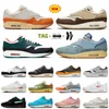 NOVO OG 1 PATTA 1S 87 Running Shoes Designer All White Black United Coral Crepe Soft cinza Patta 1 Conceitos