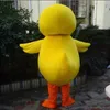 2018 Высокое качество костюма для талисмана желтой утки для взрослых талисмана утки 204