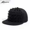 Casquettes de baseball Unisexe Punk Hérisson Chapeau Personnalité Jazz Snapshot Peak Stud Peak Casquette de baseball Hip Hop Rock Dance Bons Papa Chapeau Z230719