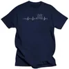 T-shirts voor heren JS JavaScript Heartbeat Programmeurs Tshirt Coder Computer Pure Cotton Designers Fashion Shirt Print