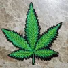 SALL - - Green Leaf Cool Iron On Patches sew on patch Appliques Made of Cloth 100% Guaranteed Quality290p