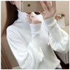 Pulls pour femmes à manches longues pull à col roulé femmes printemps automne hiver mode coréenne décontracté fille Kawaii chaud pull femme en gros