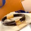 2021 Designer Snap Bracelte Pattern Fashion Jewelry Womene Leather Esisex زوجين الأساور 274f