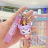 Mignon Kuromi chien chat porte-clés pendentif femmes fille sac pendentifs porte-clés cadeaux porte-clés filles enfants cadeau d'anniversaire 2257