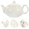 Geschirr Sets Tee-Set Weiß Topf Reise Teegeschirr Tasse Hitzebeständige Keramik Teekanne Haushalt Servieren Werkzeug Teakettle