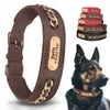 Collari per cani Guinzagli Accessori per collare in pelle personalizzati Targhetta identificativa personalizzata per cani di taglia piccola e media Bulldog francese Pitbull 230719