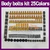 268PCS Motorcycle Fairing Bolts Full Screw Kit For KAWASAKI NINJA ZZR1400 1400 ZZR-1400 2012 2013 2014 2015 2016 2017 Complete MOT230O