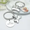 Porte-clés Lanyards Personnalisé Urne Pour Animaux De Compagnie Porte-clés Chien Urne Porte-clés Pet Memorial Cat Cylindre Urne De Crémation Porte-clés Pet Po Souvenir Cendres Bijoux 230718