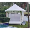 atividades ao ar livre segurança de casamento inflável branco 4 5x4 2m festa inflável caslte jumper de aniversário casa para 270h