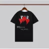 amri Limited Edition s Designer T of 2023 Rabbit Year New Couples Tees Street Wear Summer Fashion Shirt Splash-ink Letter Print 6734