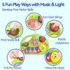 Baby Music Sound Toys Baby Music Tangentboard Development Toys - Neonatal Interactive Early Education Piano Toys Illuminated and Music i 6-12 månader 230719