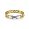 Bangle Wysokiej jakości łańcuch bransoletki złota srebra stal nierdzewna odpowiednia dla mężczyzn kobiet i unisex na nadgarstku prezenty biżuterii 230719