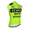 Koszulki rowerowe Topy Efapel Team Cycling Jersey Windbreaker Men Bike Vest Maillot Ropa Ciclismo Pro Bicycl Tshirt Odzież 230718